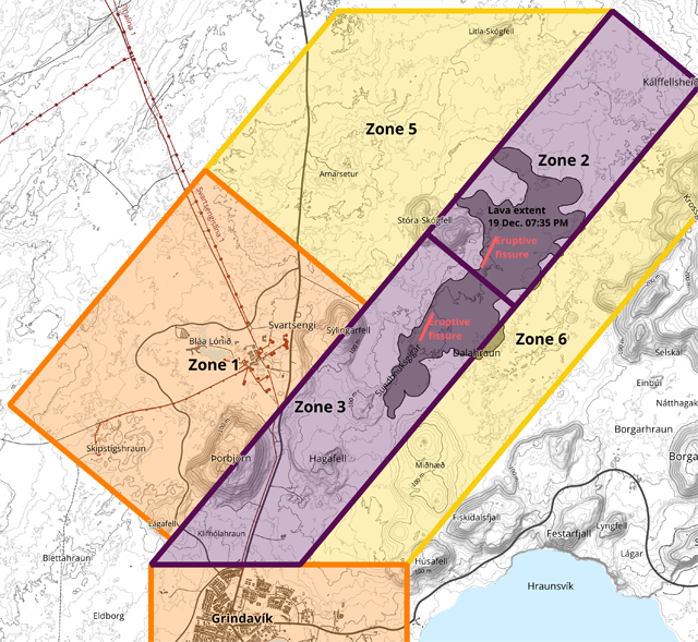 Eruption in the Grindavik area