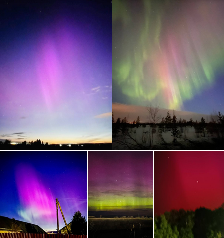 Northern Lights over Russia on May 2