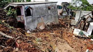 Garbage landslide in Sri Lanka