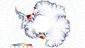 Active melting of the ice of Antarctica