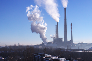 Accident in the cold at the CHP in Bishkek