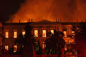 Fire at the National Museum of Brazil
