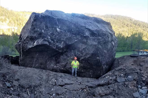 Cyclopsic landslide in Colorado