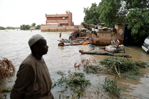 Large-scale floods in Africa