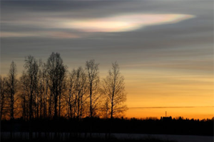 Smog PSC clouds in Finland