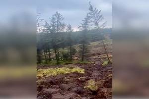 Landslide in Ireland
