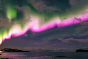 Nitrogen fringe in Tromso Norway