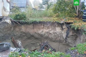 Ground failure in the Bryansk region