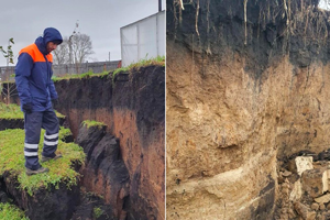 Landslide in the Sverdlovsk region