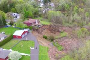 Landslide in New York State