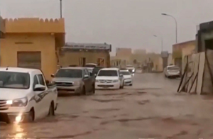 Phenomenal rains in the Middle East