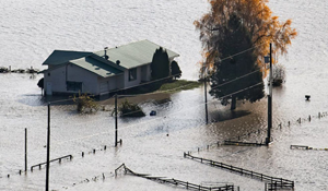 Flood in western Canada