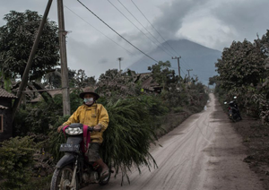The eruption of the Semeru volcano