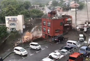 Landslide in Shizuoka Prefecture