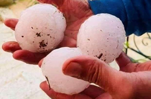 Super hail in Libya