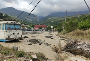 Flooding in Yalta