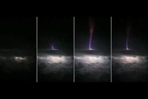 Ascending lightning
