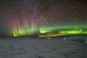 Northern Lights in Canada in February