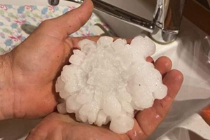 Record hail in Europe