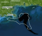 Пятно движется к Атлантике